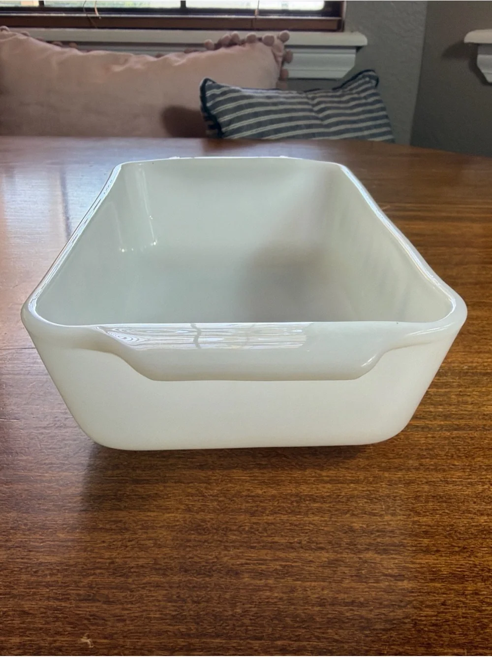 Anchor Hocking Fire King Loaf Pan  Candle Glow Atomic